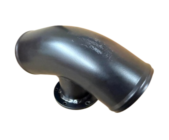 TRE Garage Sale - [GARAGE SALE] ProCharger 3.5" Curved Steel Air Tube W/ Race Valve Mounting Flange - Image 1