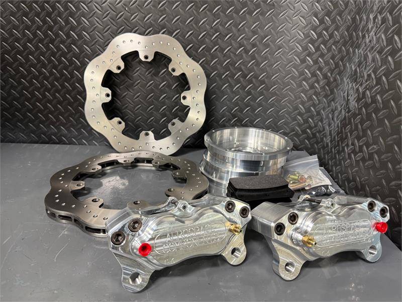 Aerospace Components - Aerospace Chevy Corvette C5 & C6 1997-2013 Piston Street Lite Front Disc Brakes - Image 1