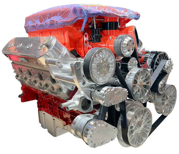 CVF Racing - CVF Reaper LS 10-Rib FEAD System For Whipple Inverted 3.0L With Alternator, AC & Power Steering - Polished - Image 1