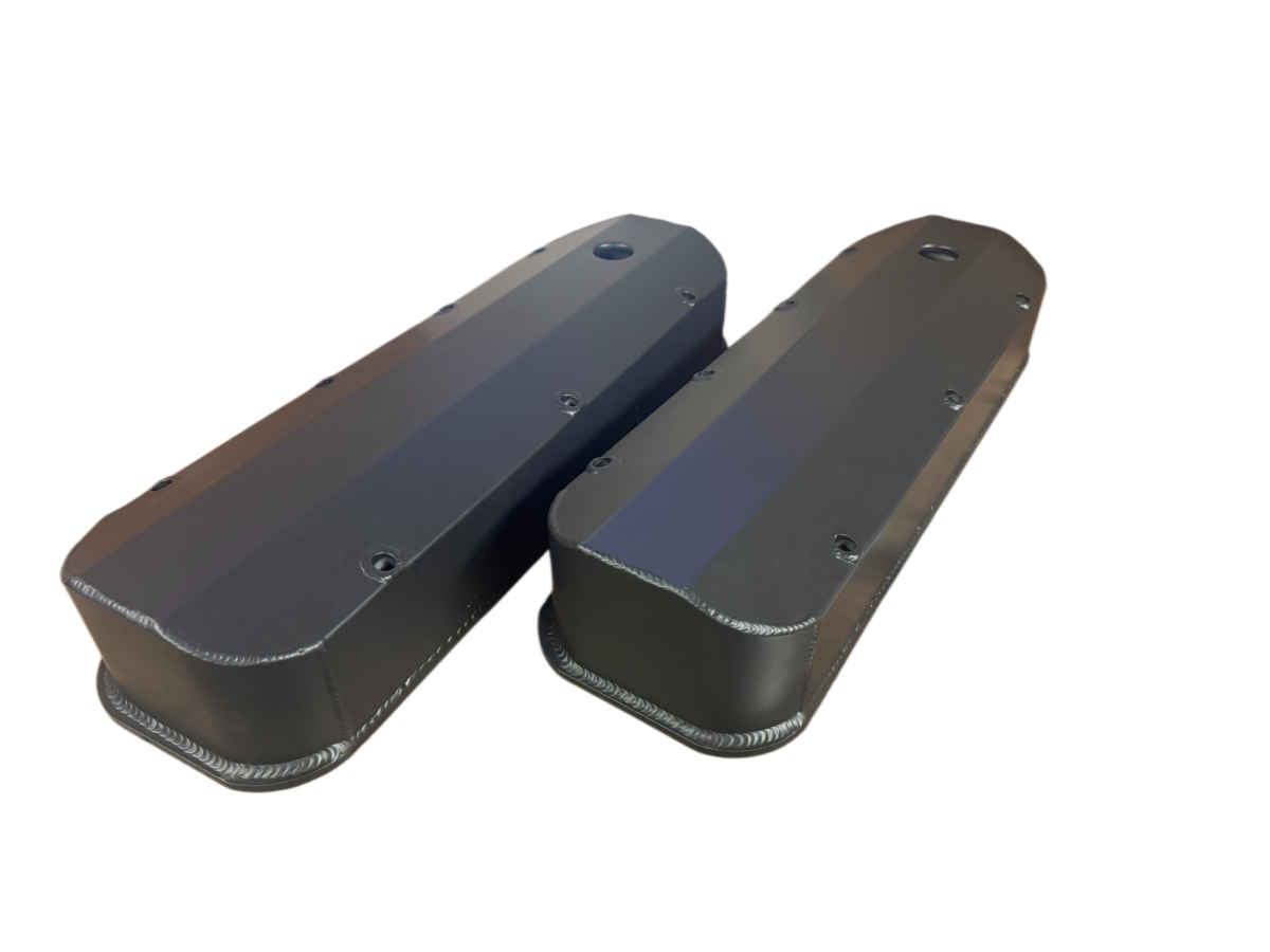 TRE Garage Sale - Copy of [GARAGE SALE] CVF BBC Fabricated Stealth Black Valve Covers - Image 1