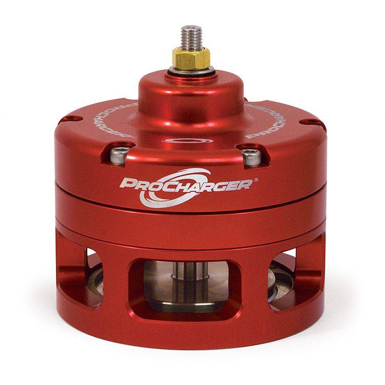 ATI/ProCharger Parts - ATI Red Race Valve With Mounting Hardware - Open (Steel Flange) - Image 1