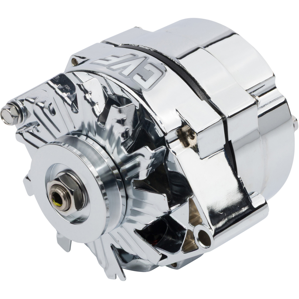 CVF Racing - CVF GM 1-Wire 100 AMP Alternator - Chrome Plated - Image 1