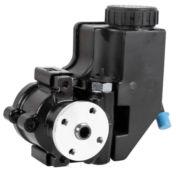 CVF Racing - CVF GM Type II Power Steering Pump w/ Attached Plastic Reservoir - Black - Image 1