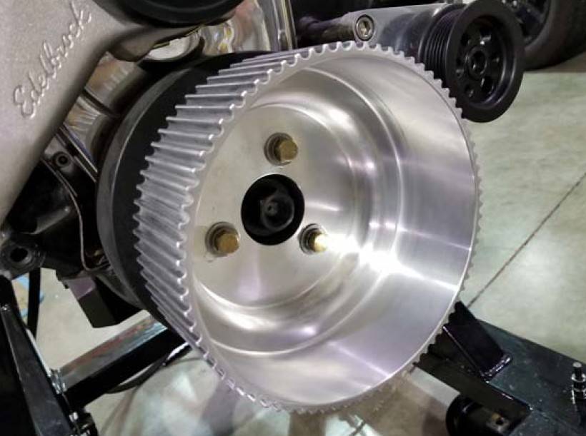 ATI/ProCharger Parts - Procharger 50mm Big Block Chevy Cog Crank Pulley + 6 Rib - Image 1