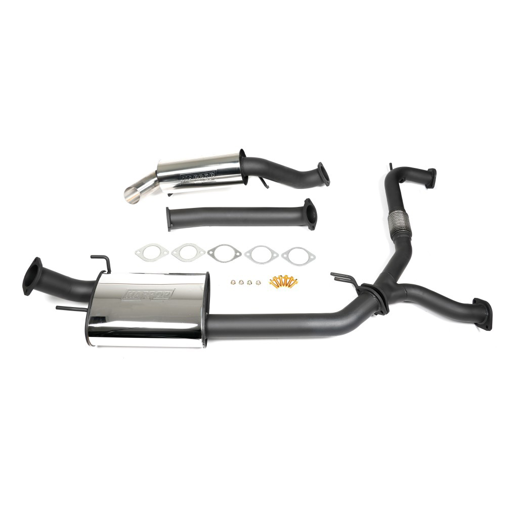 Harrop - Harrop 2010+ Nissan Patrol/Armada Infiniti QX80 5.6L V8 2.5"-3" Catback Exhaust with Polished Tip and Muffler - Image 1