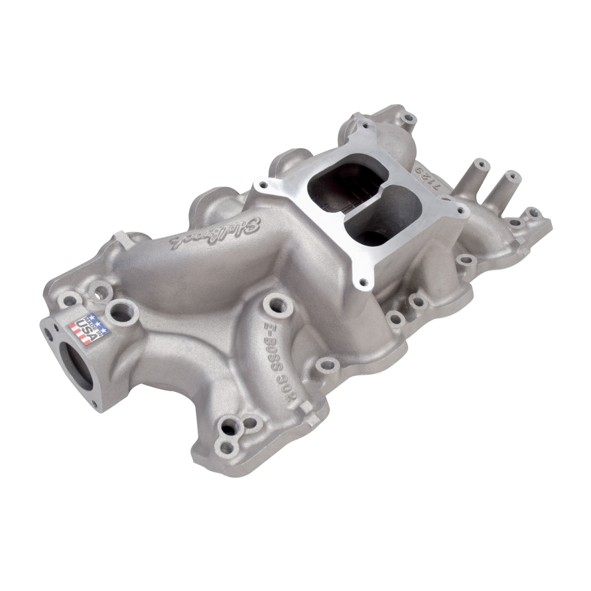 Edelbrock - Edelbrock Performer RPM E-Boss Dual Plane Intake Manifold for SBF 302 w/ Cleveland Heads - Image 1