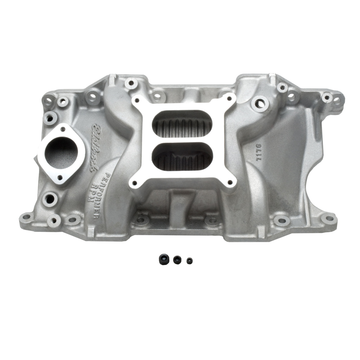 Edelbrock - Edelbrock Performer RPM Dual Plane Non-EGR Intake Manifold for SBM 318/340/360 - Square Bore - Image 1