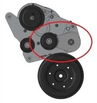 ATI/ProCharger Parts - ProCharger 2014-19 C7 Corvette 8 Rib Tensioner Assembly - Old Style - Image 1