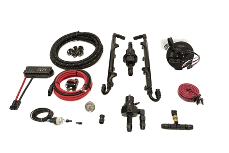 Fore Innovations - Fore Innovations 2015-2023 Dodge 6.2L Hellcat Hemi LX/LC L2 Dual Pump Fuel System - 1000+rwhp Capable (Regulator AFTER rails) - Image 1