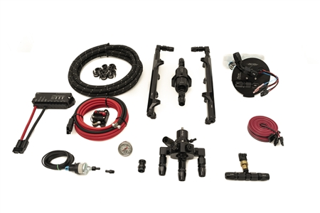 Fore Innovations - Fore Innovations 2015-2023 Dodge 6.2L Hellcat Hemi LX/LC L3 Dual Pump Fuel System - 1000+rwhp Capable (Regulator BEFORE rails) - Image 1