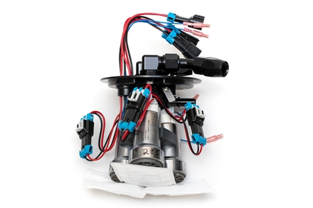 Fore Innovations - Fore Innovations 2015-2023 Dodge Hellcat 6.2L Triple Pump LX Fuel Pump Billet Module Return Style - 1200rwhp on gas - Image 1