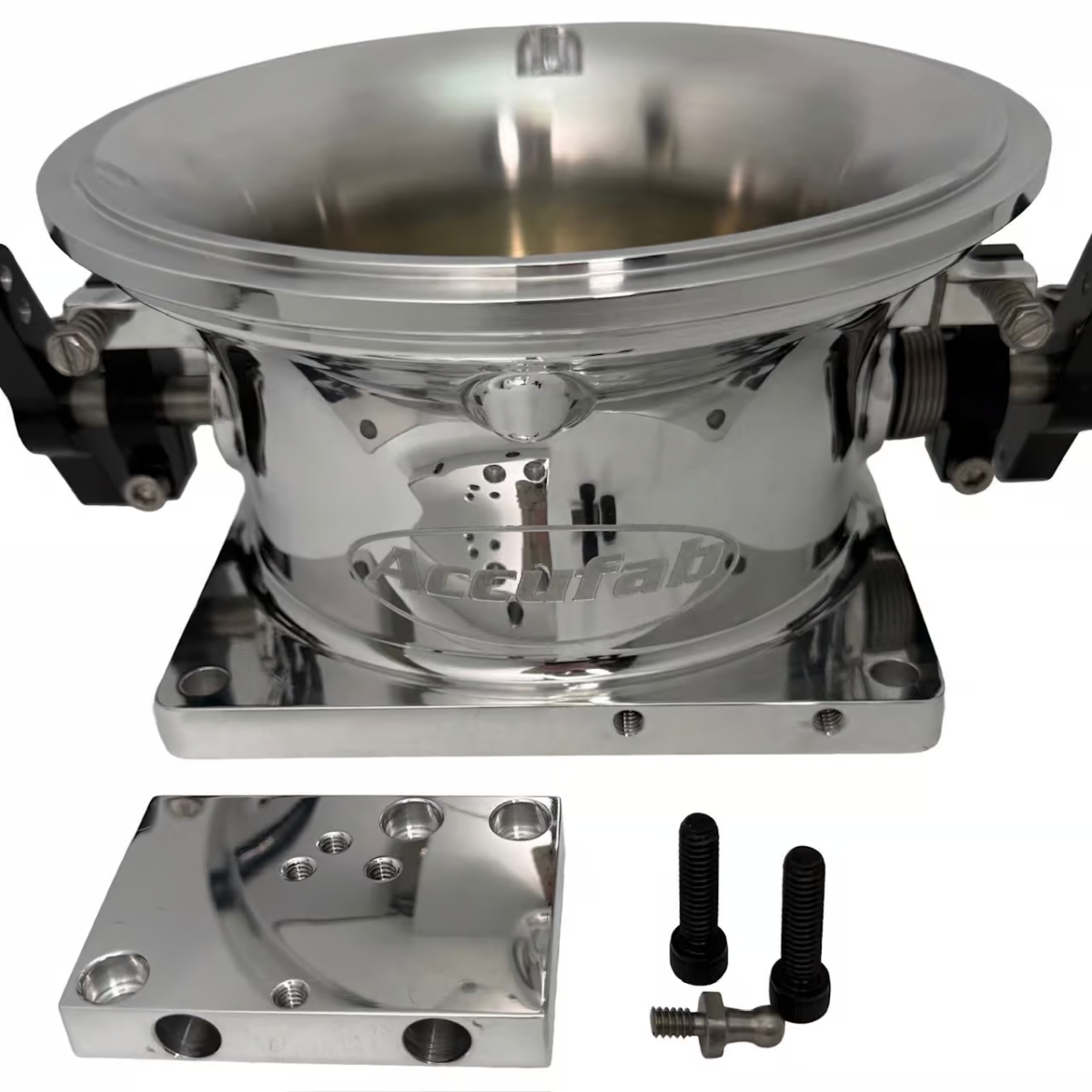 Accufab Racing - Accufab 5" Bore Barrel Valve Polished Throttle Body w/ 4500 Flange - Image 1