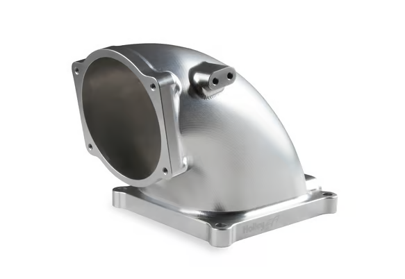 Holley - Holley 4500 Intake Manifold to LS 105mm Throttle Body Billet Intake Elbow Adapter - Image 1