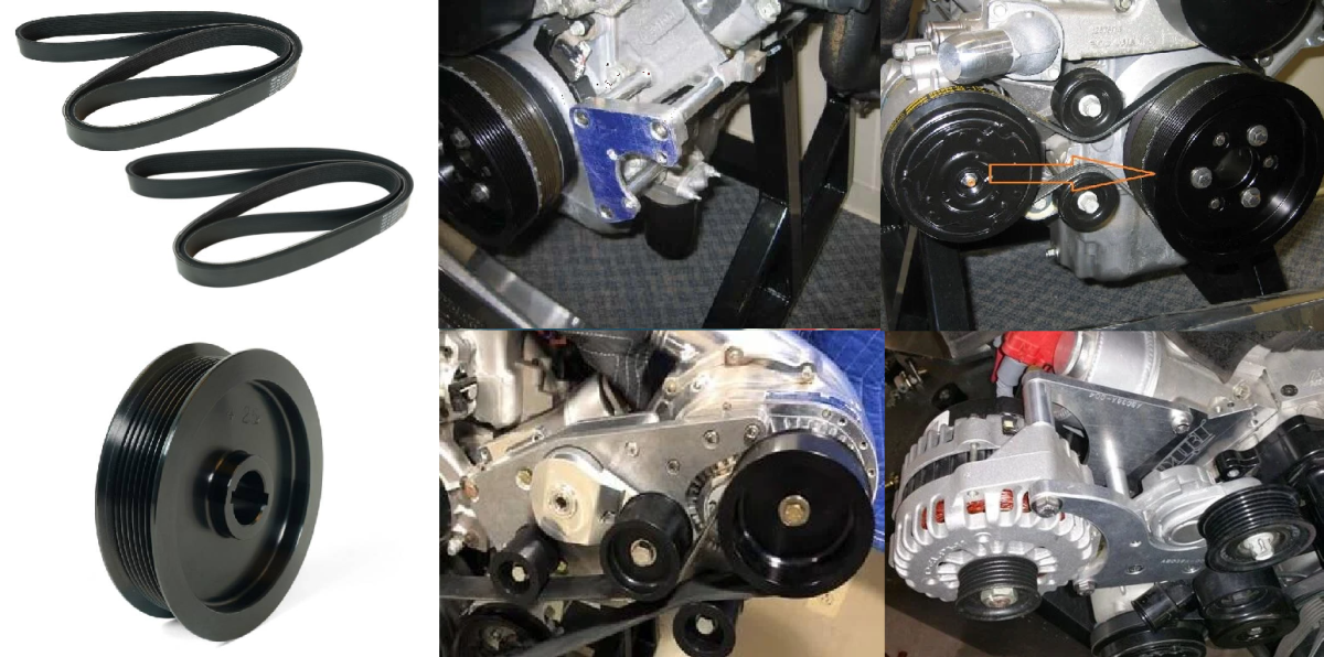 ATI/ProCharger Parts - ProCharger Chevy LS Aluminum Block Transplant Swap Assembly Kit - No SC Included - Image 1