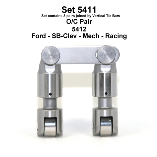 Morel Lifters - Morel 5411 Solid Roller Sportsman Lifters for SBF Cleveland Engines - Image 1
