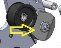 ATI/ProCharger Parts - Copy of ProCharger HD Left Hand Tensioner Rebuild Kit for Many ProCharger Systems - Image 1