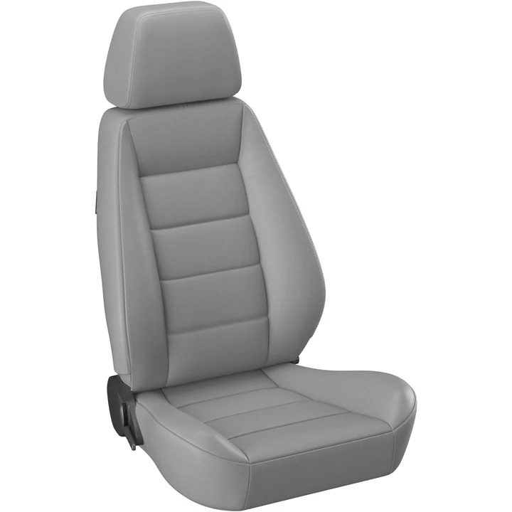 Corbeau-Blem - Blemished Corbeau Sport Grey Vinyl Reclining Racing Seat - Pair - Image 1
