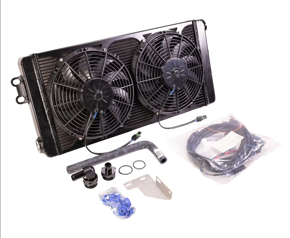 VMP Performance  - VMP Performance Ford Mustang GT500 2013-2014 Dual-Fan Triple Pass Heat Exchanger w/ Dual 11" VMP Fans - Image 1