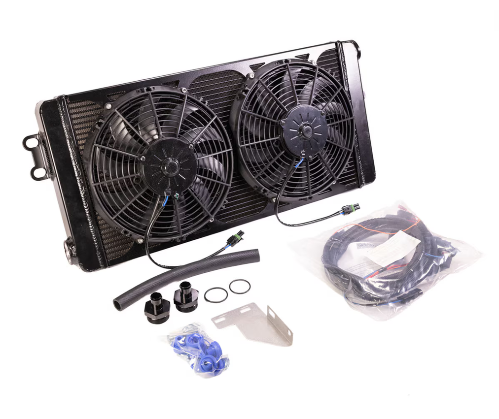 VMP Performance  - VMP Performance Ford Mustang 2005-2014 Dual-Fan Triple Pass Heat Exchanger w/ 11" Dual VMP Fans - Image 1
