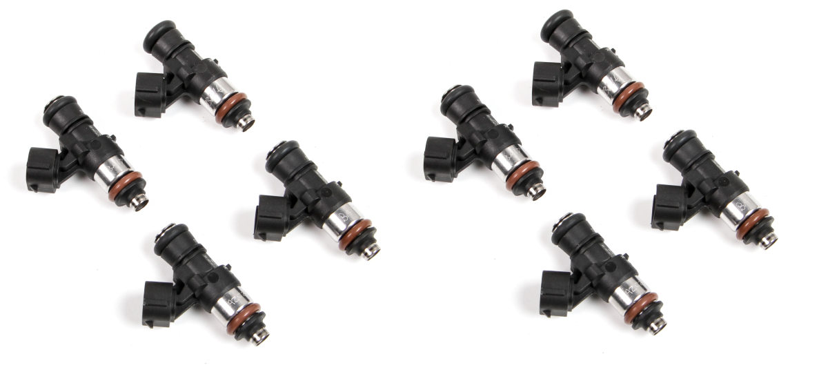 Holley - Holley EFI 205 lb/hr High Resistance Short EV14 Fuel Injectors - Set of 8 - Image 1
