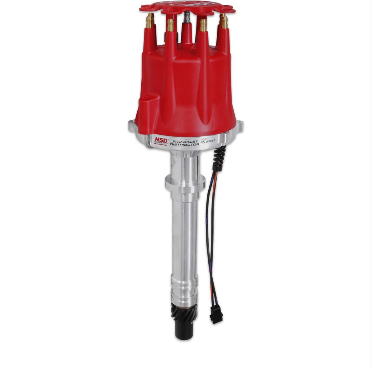 Accufab Racing - MSD SBC/BBC Pro-Billet Distributor - Iron Melonized Gear (Requres MSD Ignition Control) - Image 1