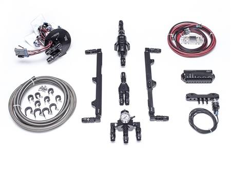 Fore Innovations - Fore Innovations 2018+ Jeep Cherokee / Dodge Durango WK2 SRT-8 L4 Dual Pump Fuel System - 900+rwhp Capable (Regulator AFTER rails) - Image 1