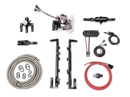 Fore Innovations - Fore Innovations 2018-2021 Jeep Trackhawk / 2021 Dodge Durango Hellcat 6.2L L4 Dual Pump Fuel System - 1000+rwhp Capable (Regulator AFTER rails) - Image 1