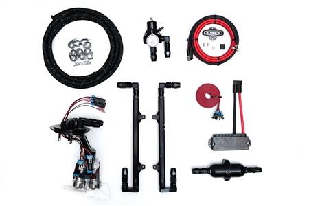 Fore Innovations - Fore Innovations 2015-2017 Ford F-150 L2 Dual Pump Drop-In Return-Style Fuel System - 900+rwhp on gas (Regulator AFTER Rails) - Image 1
