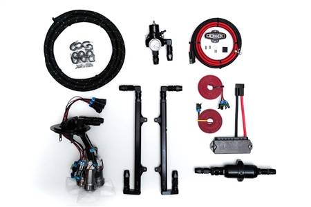 Fore Innovations - Fore Innovations 2015-2017 Ford F-150 L2 Triple Pump Drop-In Return-Style Fuel System - 1300+rwhp on gas (Regulator AFTER Rails) - Image 1