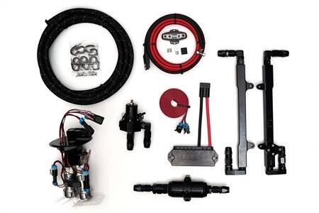 Fore Innovations - Fore Innovations 2005-2010 Ford Mustang GT L2 Dual Pump Return-Style Fuel System - 1200+rwhp on gas (Regulator AFTER Rails) - Image 1