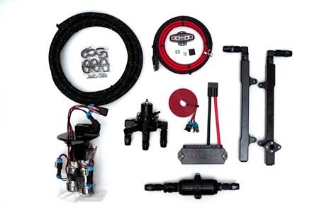 Fore Innovations - Fore Innovations 2005-2010 Ford Mustang GT L3 Dual Pump Return-Style Fuel System - 1200+rwhp on gas (Regulator BEFORE Rails) - Image 1