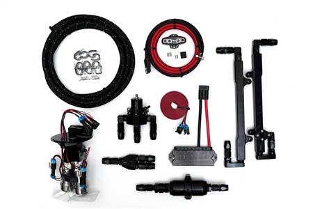 Fore Innovations - Fore Innovations 2005-2010 Ford Mustang GT L4 Dual Pump Return-Style Fuel System - 1200+rwhp on gas (Regulator AFTER Rails) - Image 1