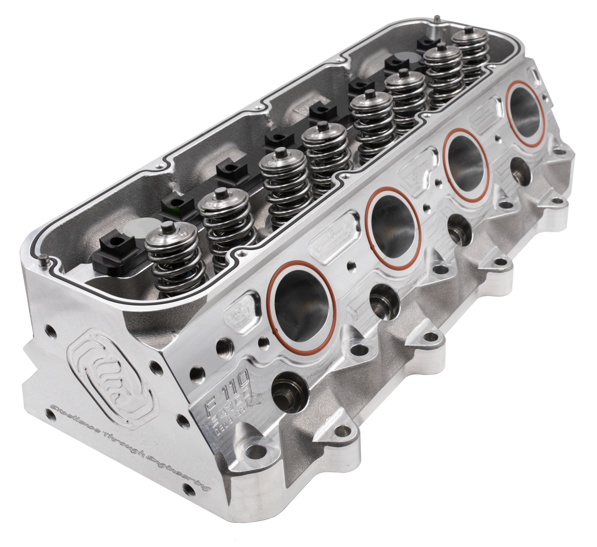 Frankenstein Engine Dynamics - Frankenstein F110 F-Series 247cc LS1/LS2/LS6 CNC Ported 10 Degree Cathedral Port Cylinder Head, 68cc Chambers - Low Lash Solid Roller (For Shaft Mount Rockers) - Image 1