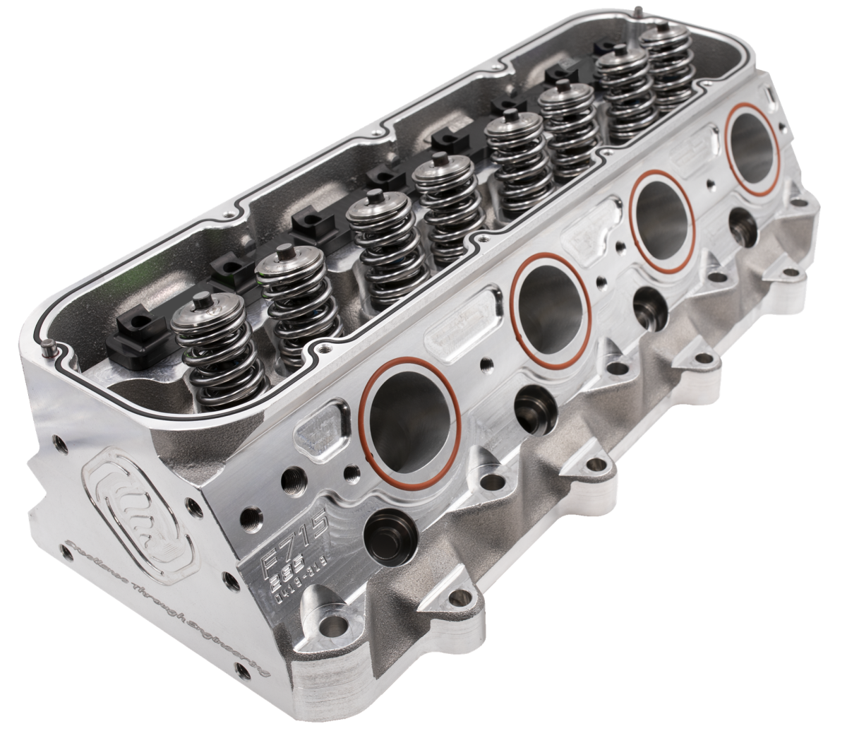 Frankenstein Engine Dynamics - Frankenstein F715 F-Series 285cc LS7 CNC Ported 15 Degree Cylinder Head, 70cc Chambers - Solid Roller (For Shaft-Mount Rockers) - Image 1