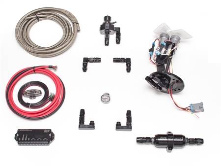 Fore Innovations - Fore Innovations 99-03 Ford F-150 Short Bed V8 / 99-04 Ford F-150 SVT Lightning L2 Dual Pump Return-Style Fuel System - 1000+rwhp on gas (Regulator AFTER Rails) - Image 1