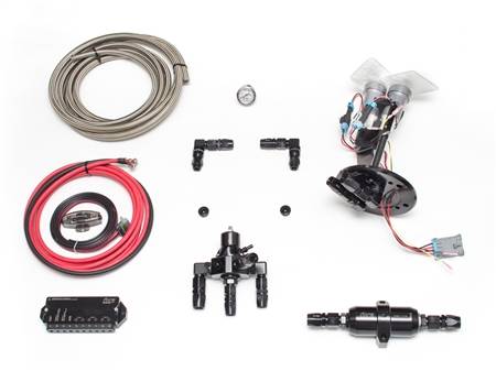 Fore Innovations - Fore Innovations 99-03 Ford F-150 Short Bed V8 / 99-04 Ford F-150 SVT Lightning L3 Dual Pump Return-Style Fuel System - 1000+rwhp on gas (Regulator BEFORE Rails) - Image 1