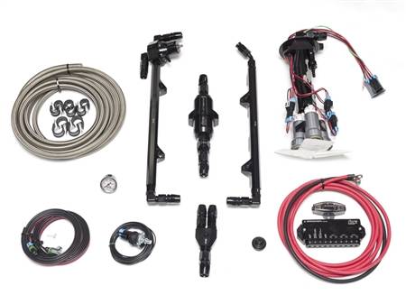 Fore Innovations - Fore Innovations 2003-2013 Chevy Corvette C5/C6 V8 L4 Triple Pump Return-Style Fuel System - 2000rwhp on gas (Regulator AFTER Rails) - Image 1
