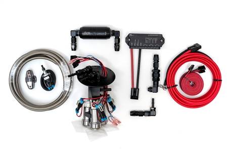 Fore Innovations - Fore Innovations 2007-2025 Nissan GTR R35 L1 Dual Pump Return-Style Fuel System - 800+whp on gas (Reuses OE Rails) - Image 1