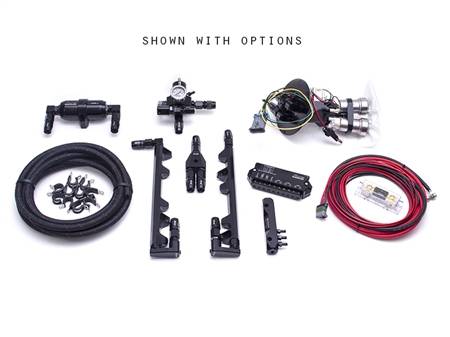 Fore Innovations - Fore Innovations 2007-2025 Nissan GTR R35 L4 Triple Pump Return-Style Fuel System - 1600+whp on gas (Post-Regulated | Rails Parallel Feed) - Image 1