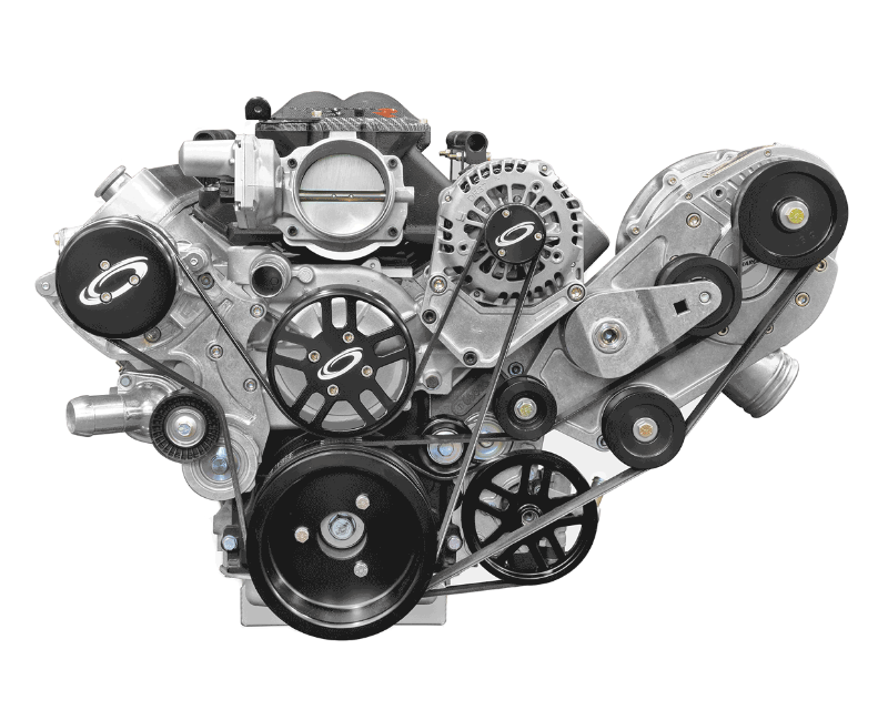 ATI/Procharger - ProCharger Chevy LS Serpentine Accessory Drive Kit With F-1R-103 Supercharger Head Unit - Image 1