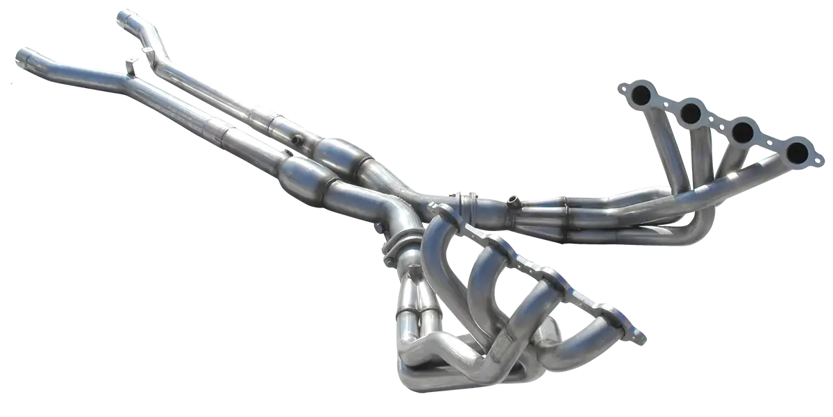American Racing Headers - ARH Corvette C6 2009-2013 Long Tube Headers w/ Catted or Non-Catted X-Pipe - Image 1
