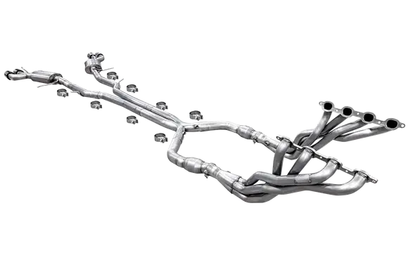 American Racing Headers - ARH 2022+ Cadillac CT5-V Blackwing Long Tube Headers with Catted or Non-Catted X-Pipe and Quad Polished Tip Catback - Image 1