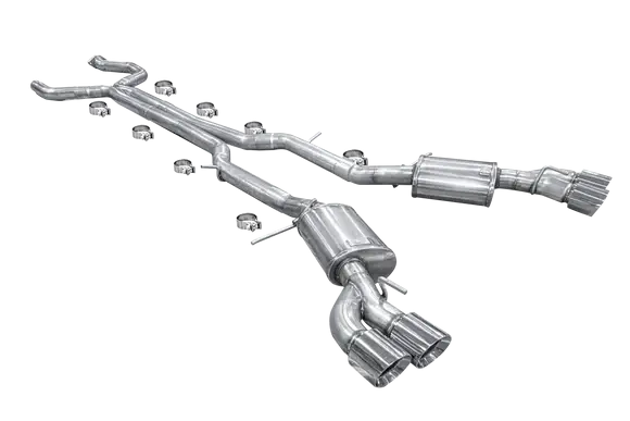 American Racing Headers - ARH 2022+ Cadillac CT5-V Blackwing 3" x 3" Catback with Quad Polished Tips - Image 1