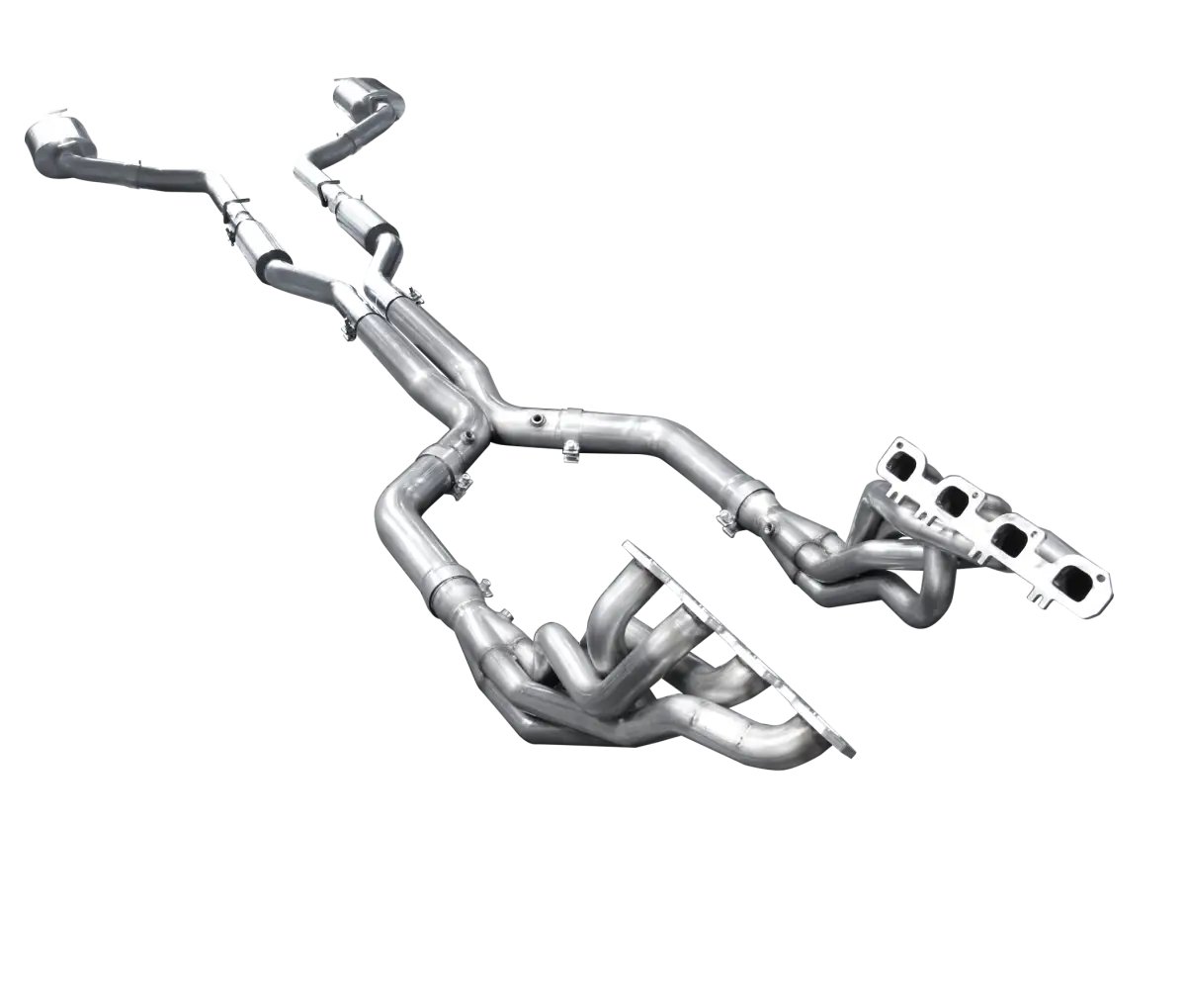 American Racing Headers - ARH 2018 Dodge Challenger Demon 6.2L 2" x 3-1/2" Race Long Tube Headers & Race X-Pipe with Dual Tip Catback - Image 1