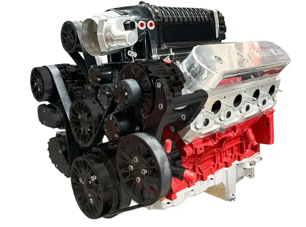 CVF Racing - CVF Reaper LS 10-Rib FEAD System For Whipple 3.0L High Mount Supercharger with Alternator, AC & Power Steering - Black - Image 1