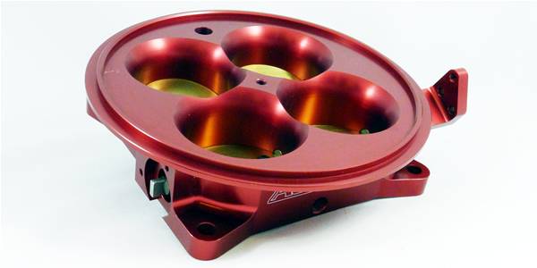 Accufab Racing - Accufab 4-Barrel 4500 Red Throttle Body - Image 1