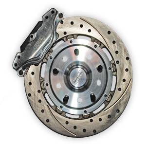 Rear Drilled Slotted Brake Rotors For Ford Mustang Thunderbird Mercury Cougar