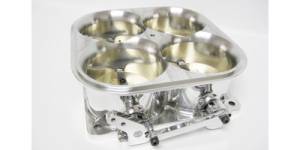 Accufab 4-Barrel 9000 Polished Competition Throttle Body