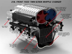 Whipple Superchargers - Whipple GM/GMC/Chevy 2014-2020 6.2L Truck / SUV Supercharger Intercooled Complete Kit 2.9L W175FF  - Image 3