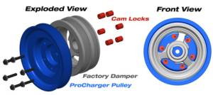 Patented Procharger Crank Pulley Design For The 2016 Chevy Camaro SS LT1